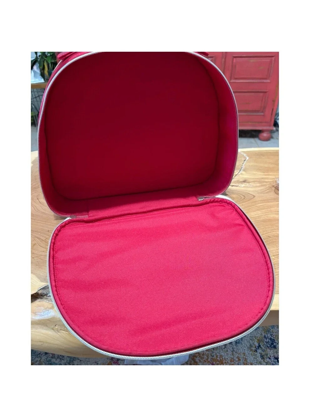 Estee Lauder  Makeup Train Case Bag Double Zipper with Handle~ New